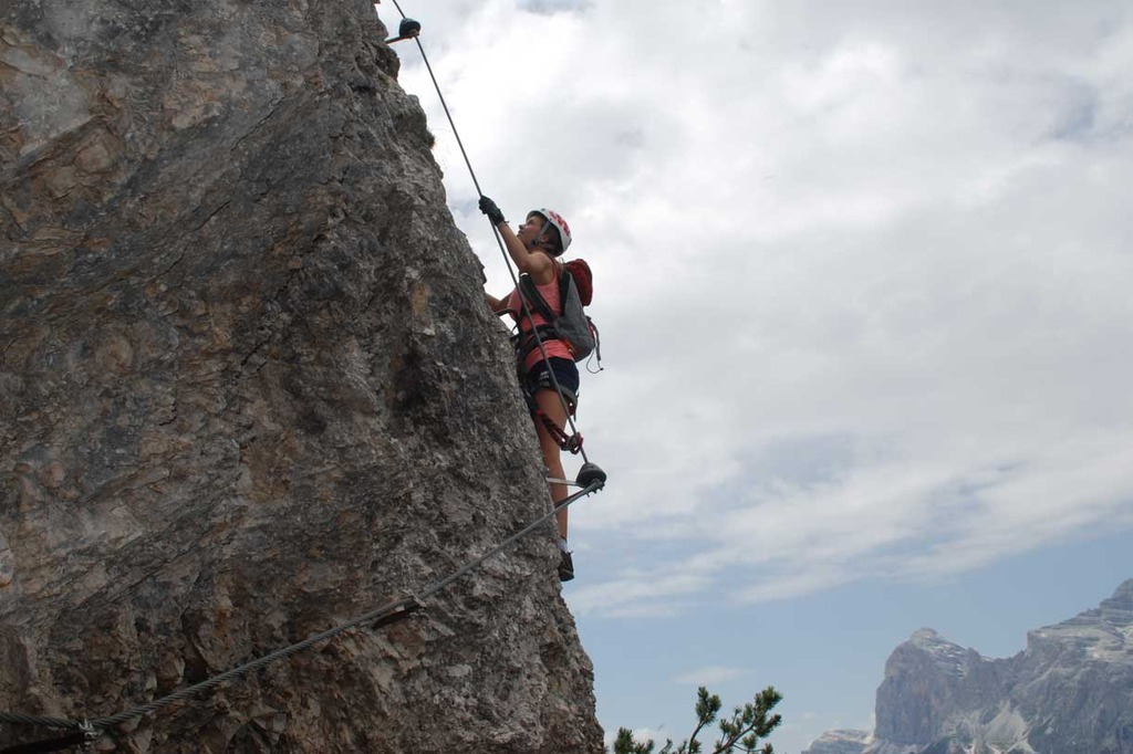 Ferrata Sci Club 18 to Mount Faloria - Dolomiti SkiRock